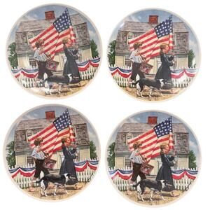 Vtg 1978 Fourth of July Collector Plate Knowles Don Spaulding Americana Holiday